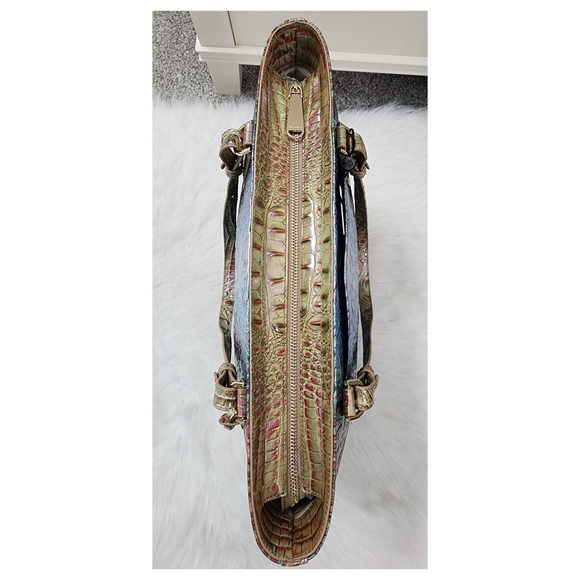 NWT Brahmin Ezra Multi Adama Geniune Leather w/dustbag - Picture 7 of 10